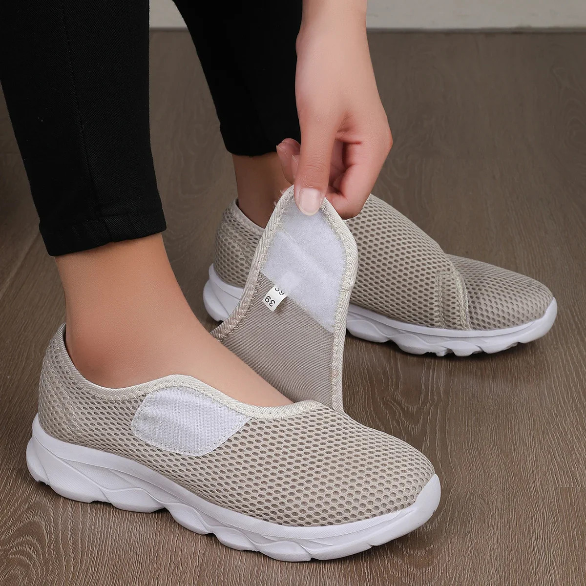 Orthopedic Walking Shoes Wide Fit Diabetic Comfortable Adjustable Casual