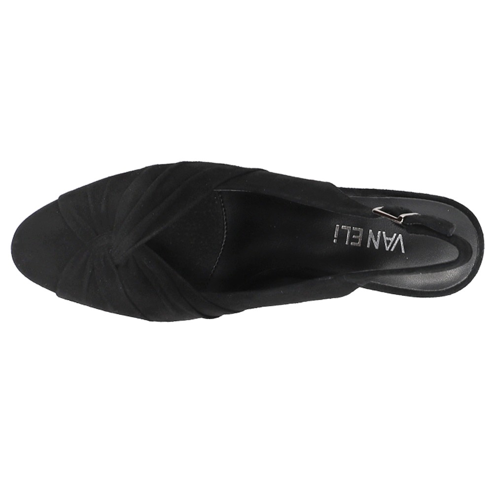 VANELi Darly Pointed Toe Slingback Pumps Womens Black Dress Casual 307584