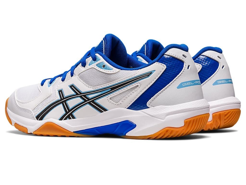 ASICS Women’s Gel-Rocket 10 Volleyball Shoes White/Arctic Blue Size 9 US/ 7 UK