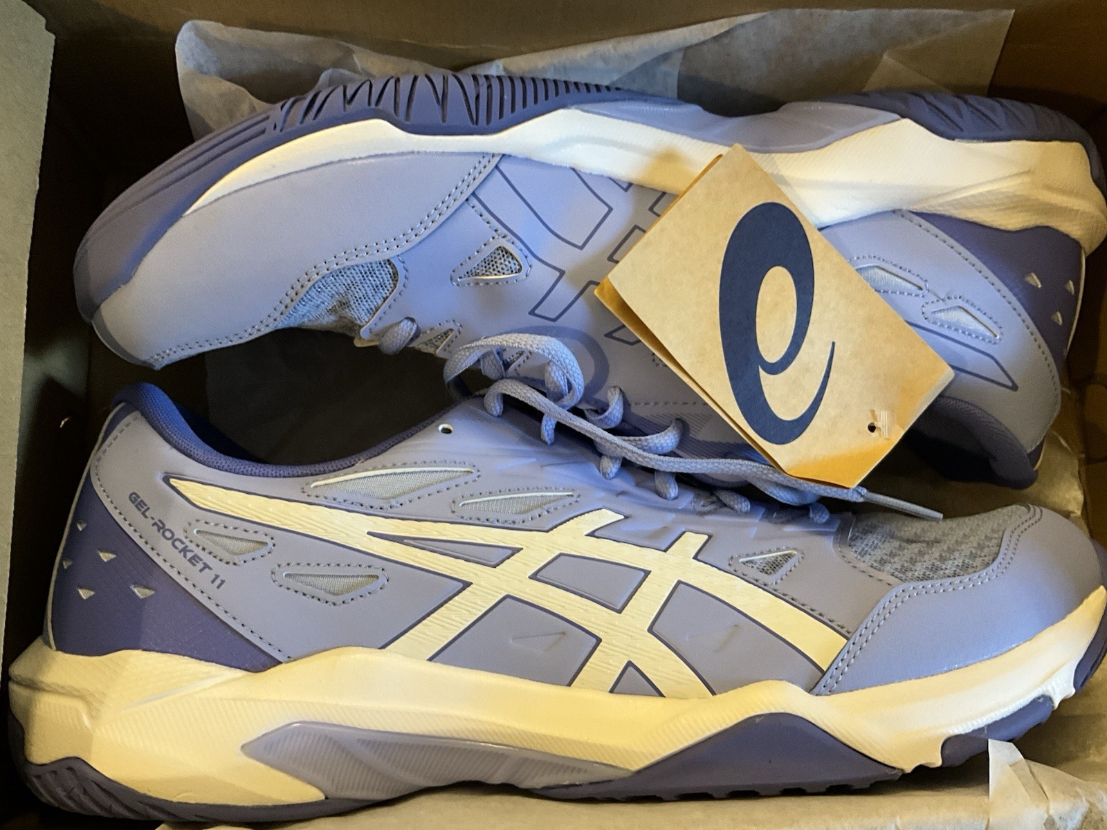 ASICS Women’s Gel-Rocket 11 Sapphire / White Tarheel W13/ M11 BRAND NEW