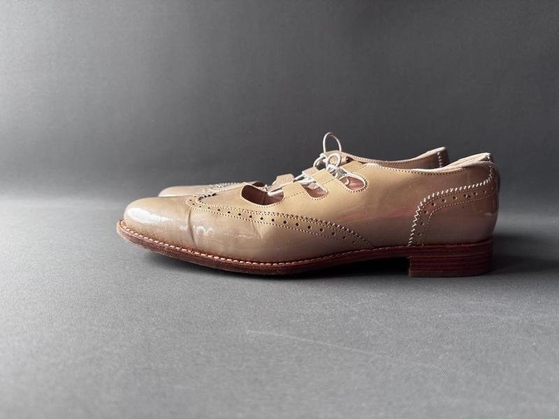 women paraboot heels beige leather 38