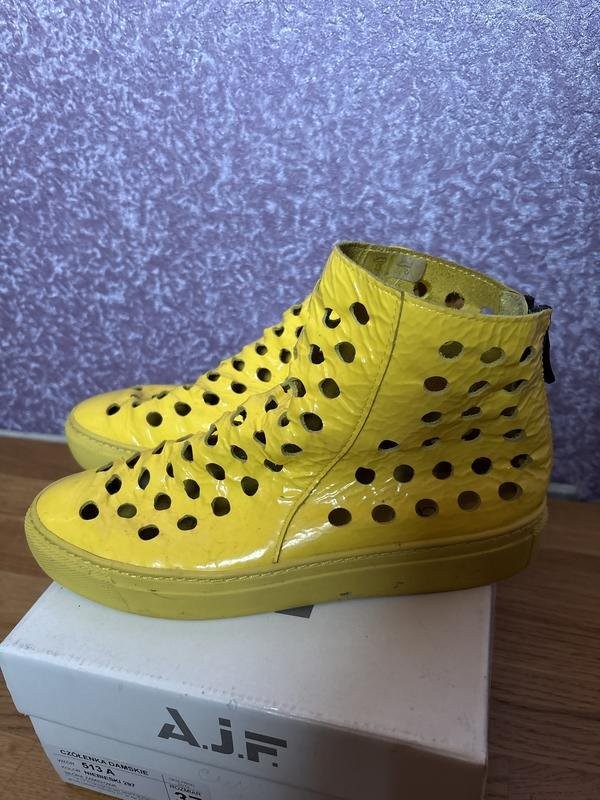 Women Arche Boots Yellow Leather 37