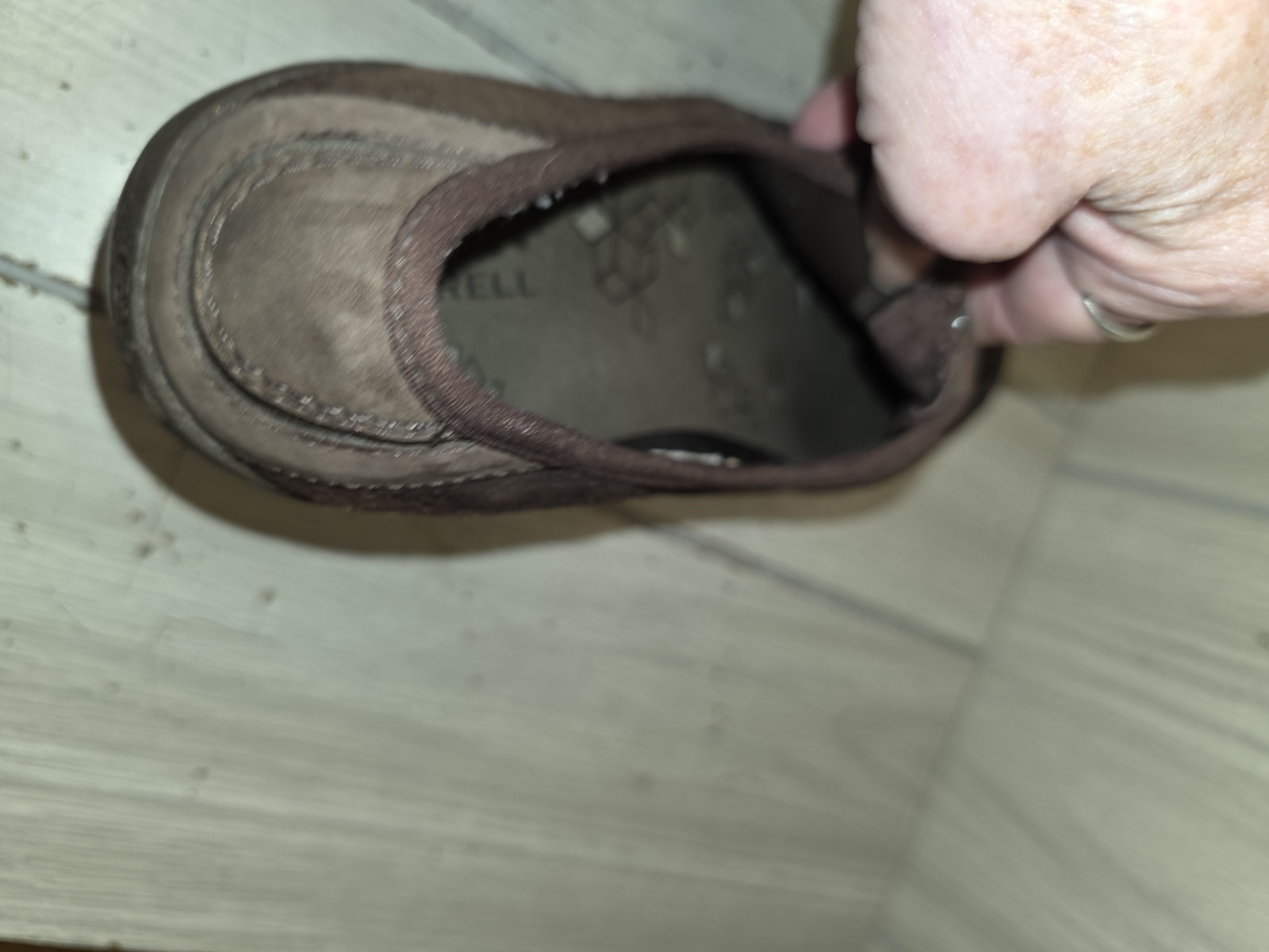 MERRELL Arabesque Brown Zip Front Comfort Sneaker Sport Shoes Women’s Size 10