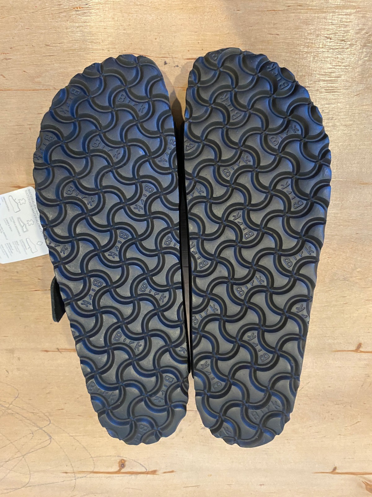 NWT Birkenstock Arizona Big Buckle Slide , Sz EU 40 / US 9 – 9.5 , Black Leather