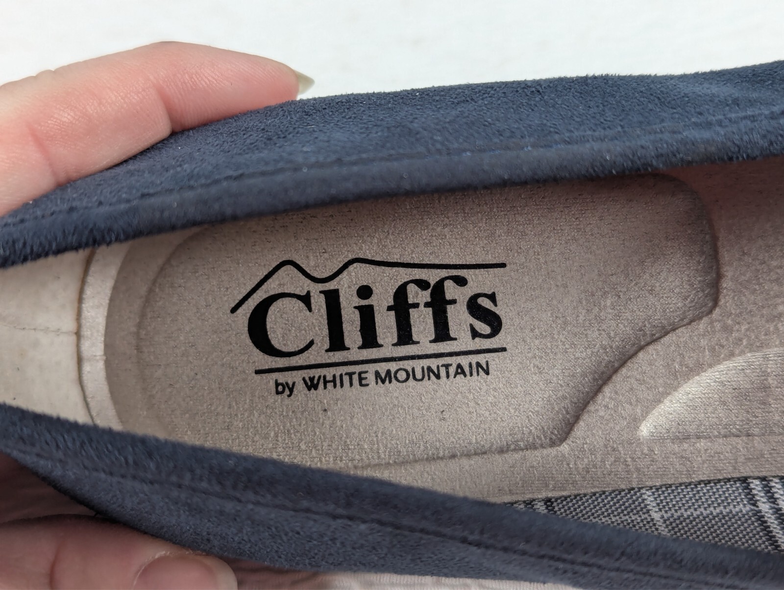 Cliffs by White Mountain – Gainful – Loafer / Flat – Navy Suedette – Size: 6W