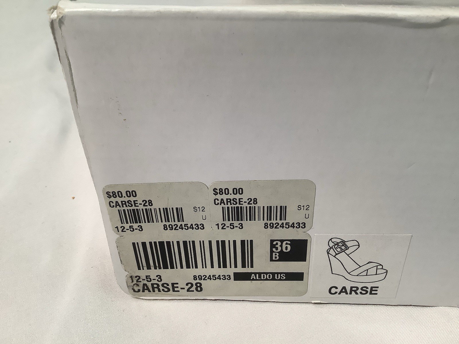 Aldo Wedge Platform Sandals Shoes Size 5.5 36b Tan With Box S2