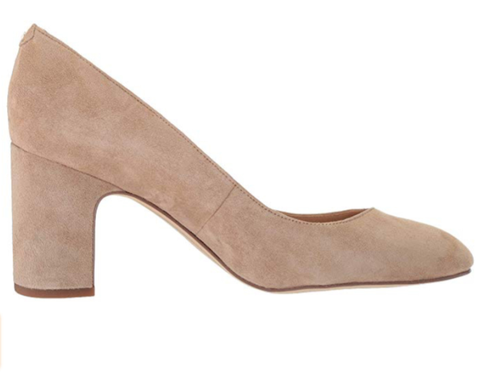 SAM EDELMAN Women’s Junie Round Toe Slip-On Pumps Oatmeal Suede US Size 6.5, 9.5