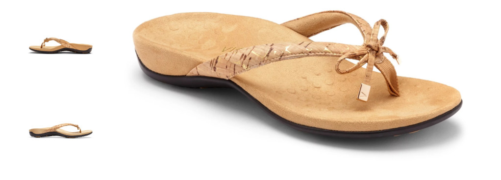 Vionic Bella II Gold Cork Toe-Post Sandal Flip Flop Women’s US sizes 5-12 NEW!!!