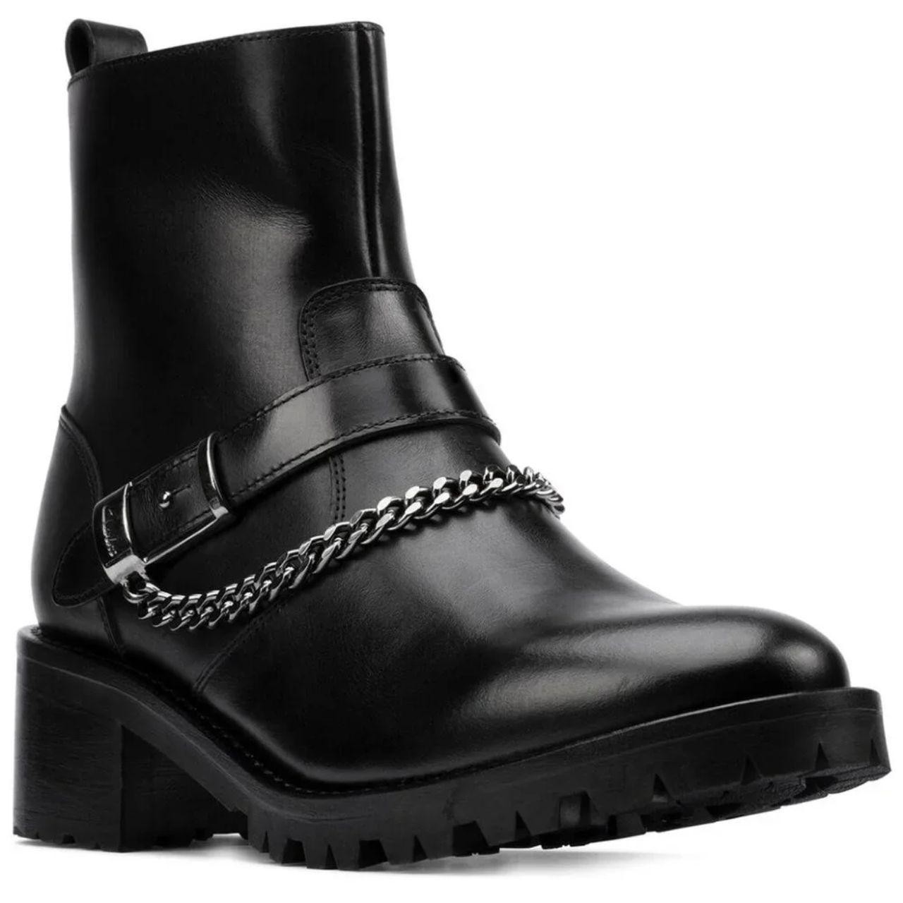 Clarks Roseleigh Leather High Boot Size 8 Med