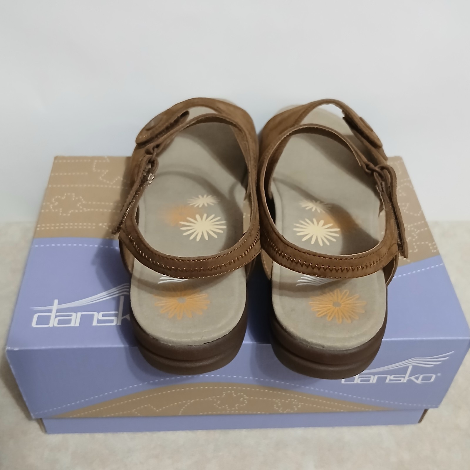 New! Dansko Iris Nubuck Leather Brown Strap Sandals Women’s Size 42 US 11.5-12