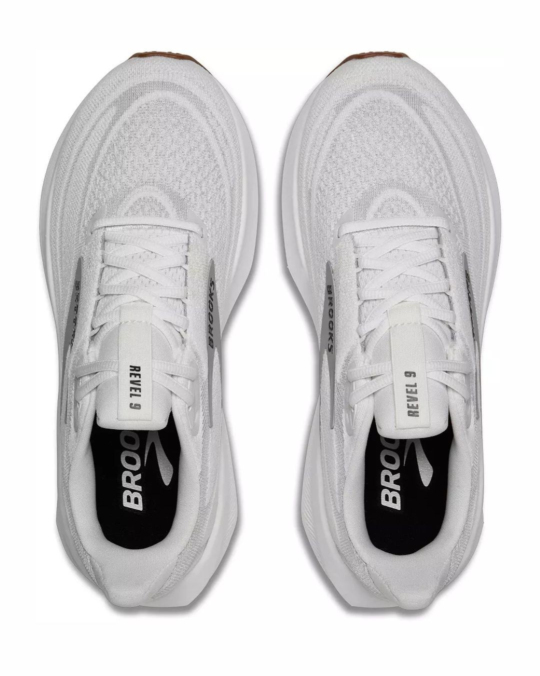 Brooks Women’s Revel 9 Running Shoes Color: White/Grey/Black Size: 8.0