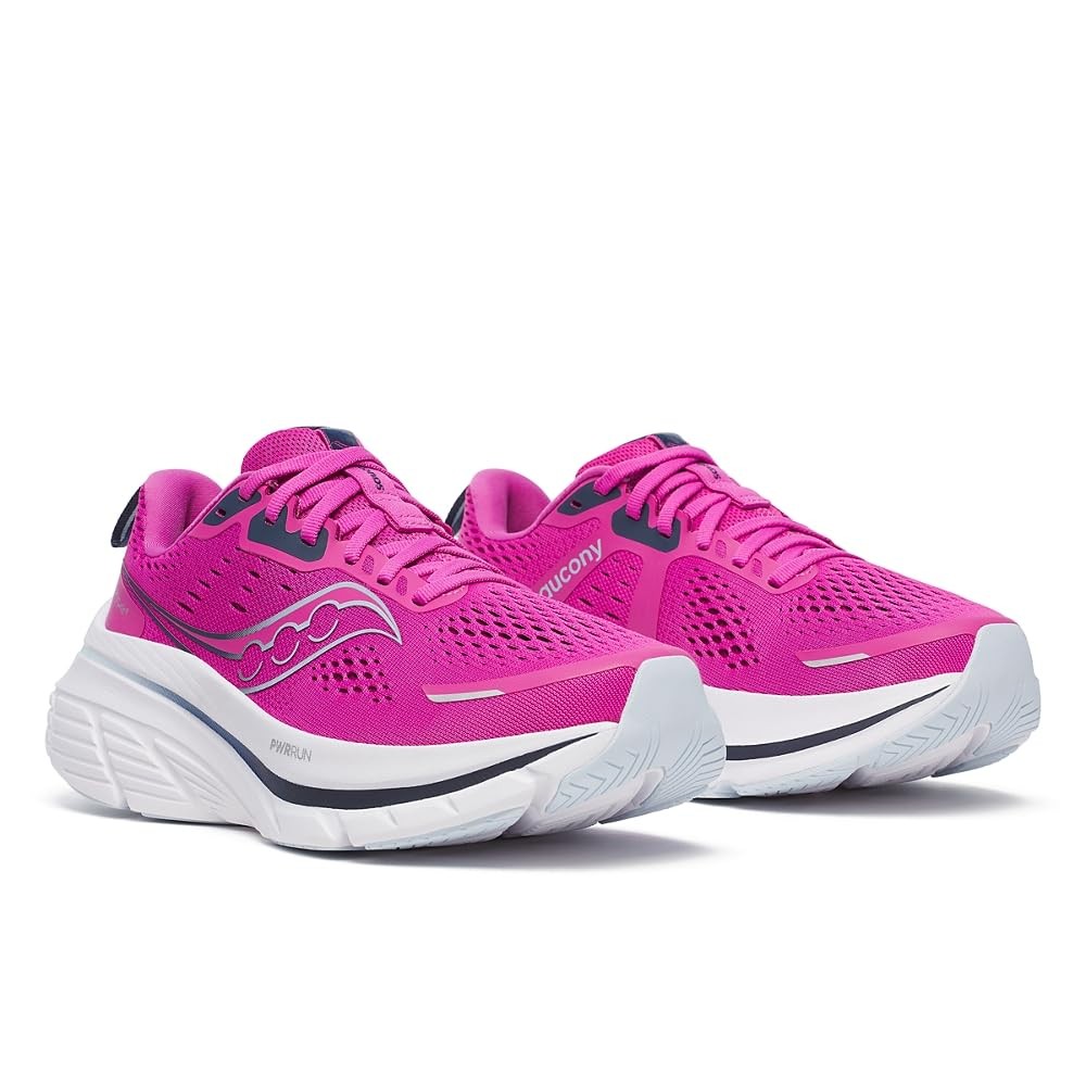 Saucony Women’s Guide 18 Running Shoes Fuchsia Navy Size 7