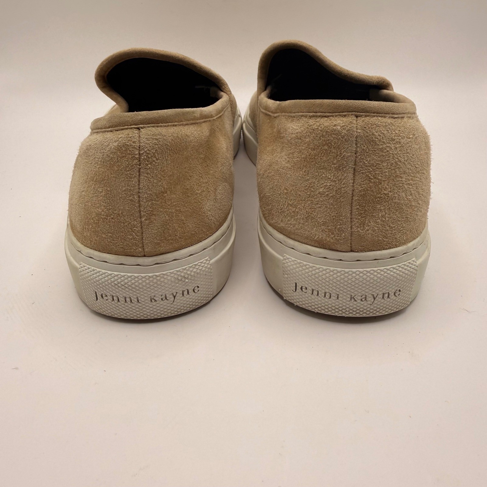Jenni Kayne Womens Tan Suede Slip On Sneaker 8746 Made in Italy Size 38