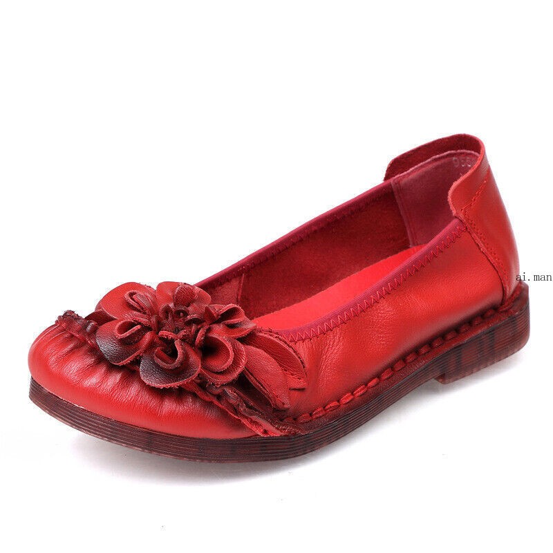 Women’s Flats Oxford Shoes Leather Loafers Ladies Moccasins Woman Flats Ladies