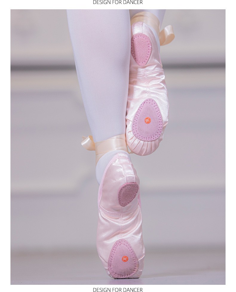 BALLET SLIPPERS Breathable Lightweight Sation DANCE Shoes For Girls WOMEN YOGA