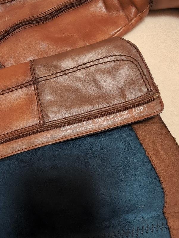 ladies clarks boots brown leather 40 #7BLY