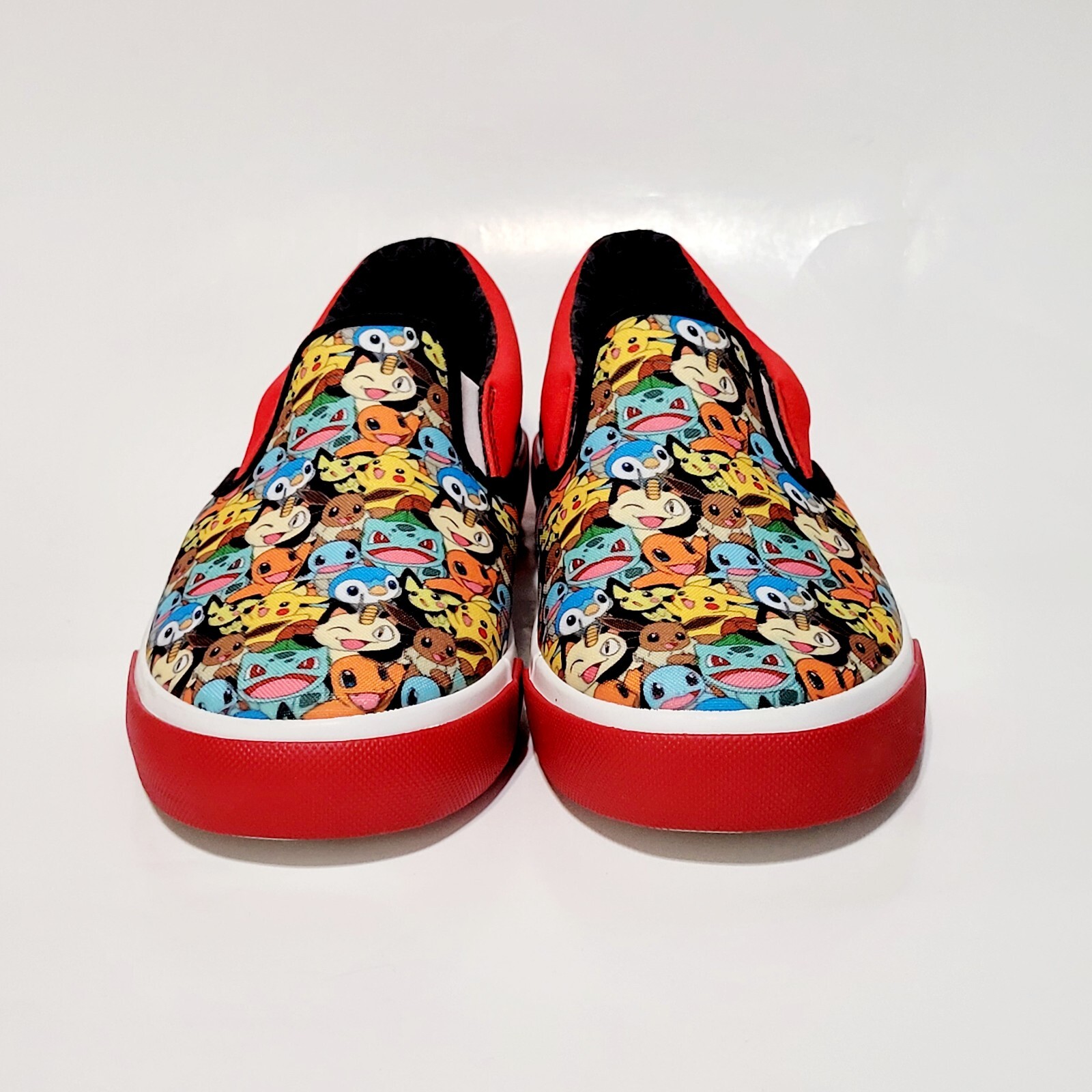 Pokemon Creatures Ground Up Slip On Canvas Loafer Sneaker Shoes Wms 8US 38.5EU