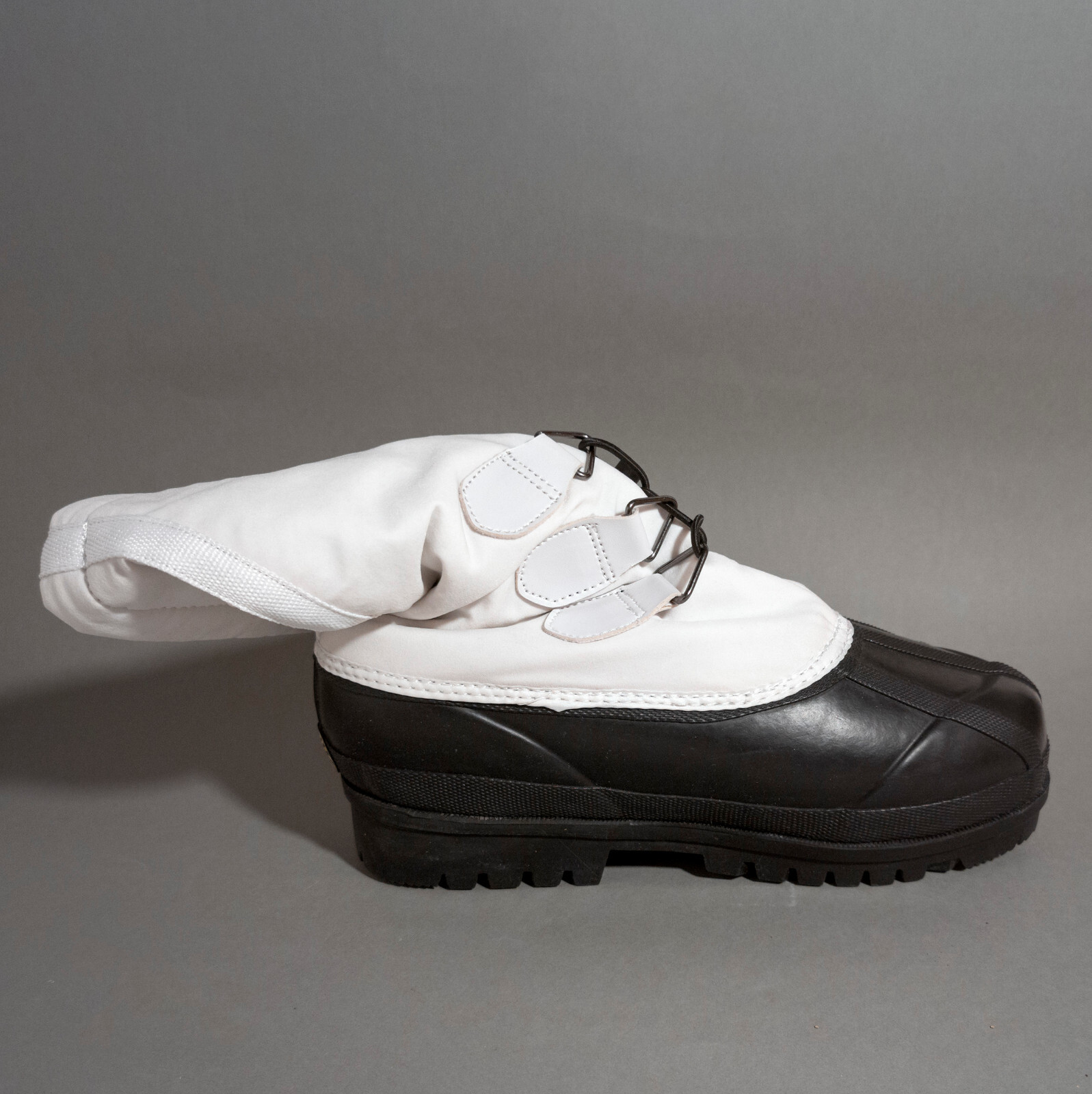 NP~150€ Superga Alpina snow boots 39 retro winter boots rubber textile White