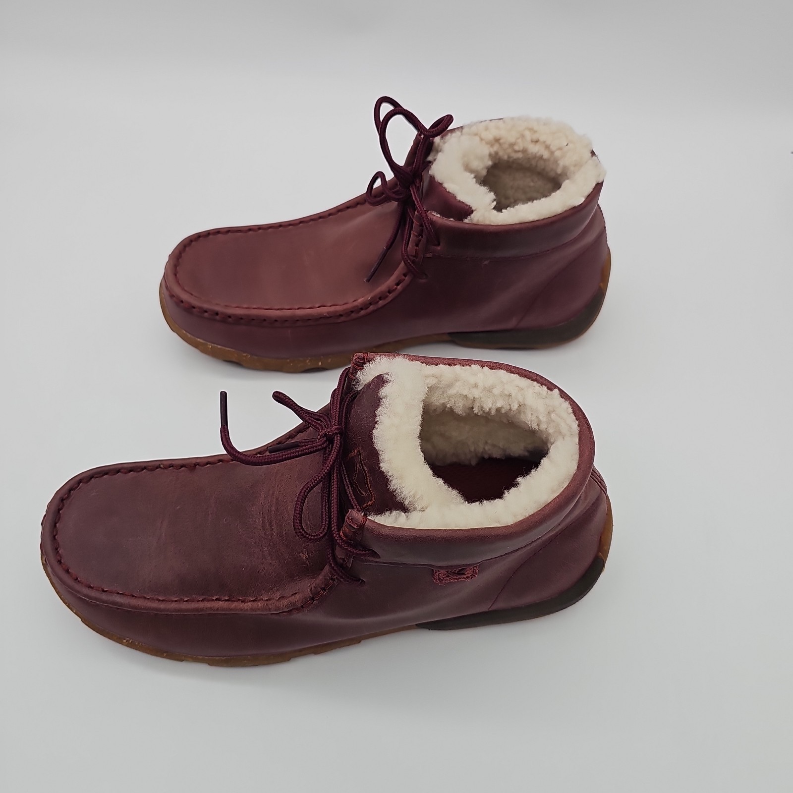 Twisted X Casual Shoes Womens Leather Chukka 7.5-8 M Rhubarb Blended 85 Booties