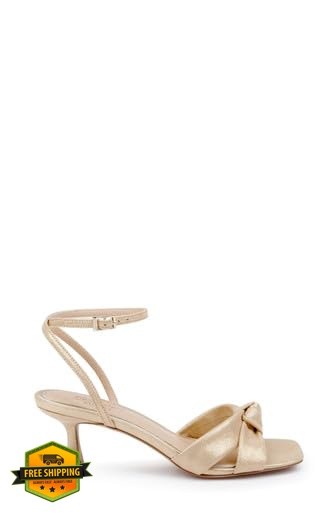 Jewel Badgley Mischka Valerie Open Toe Kitten Heels