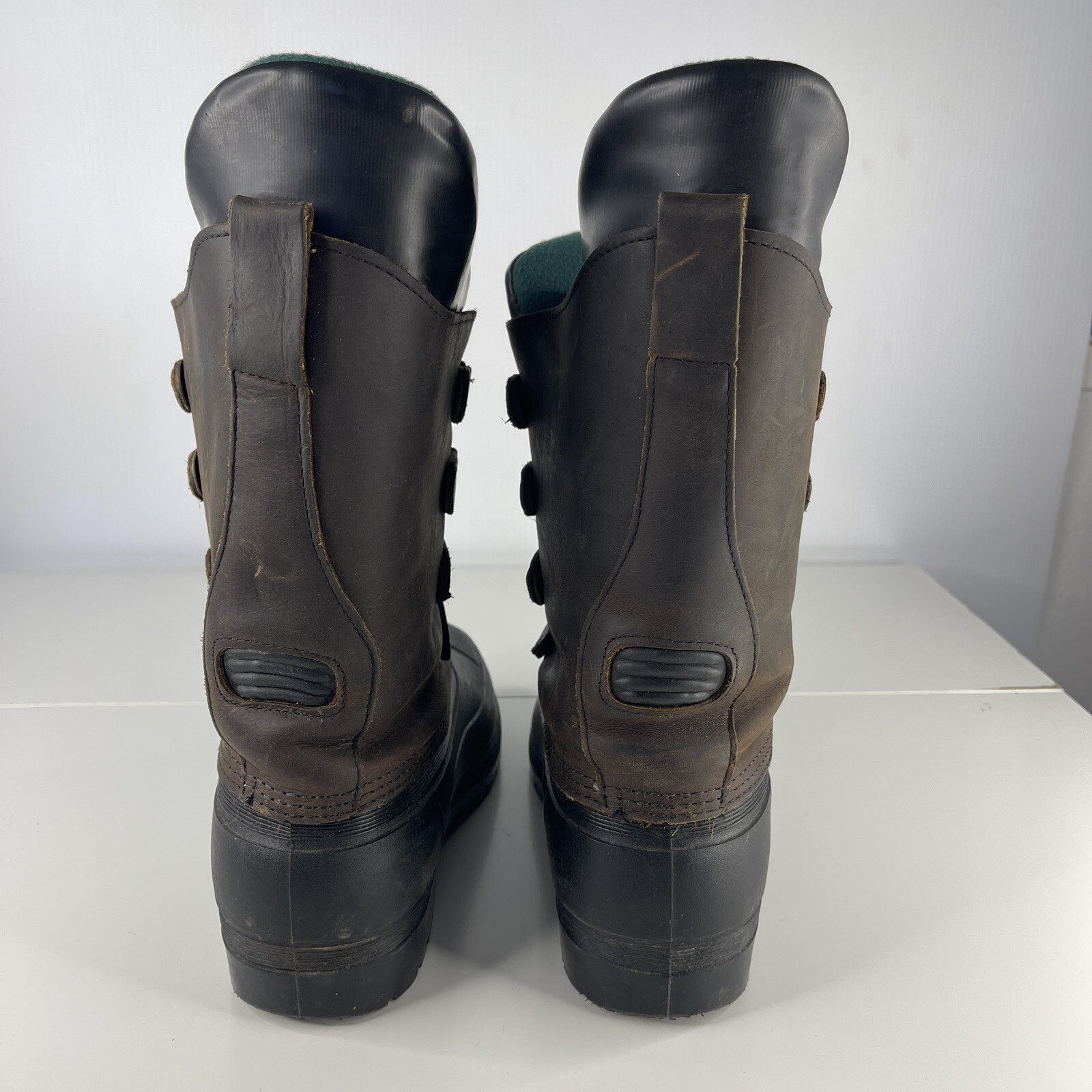 L.L. Bean Duck Boots Leather Waterproof Insulated Hunting Brown Women’s Size 10