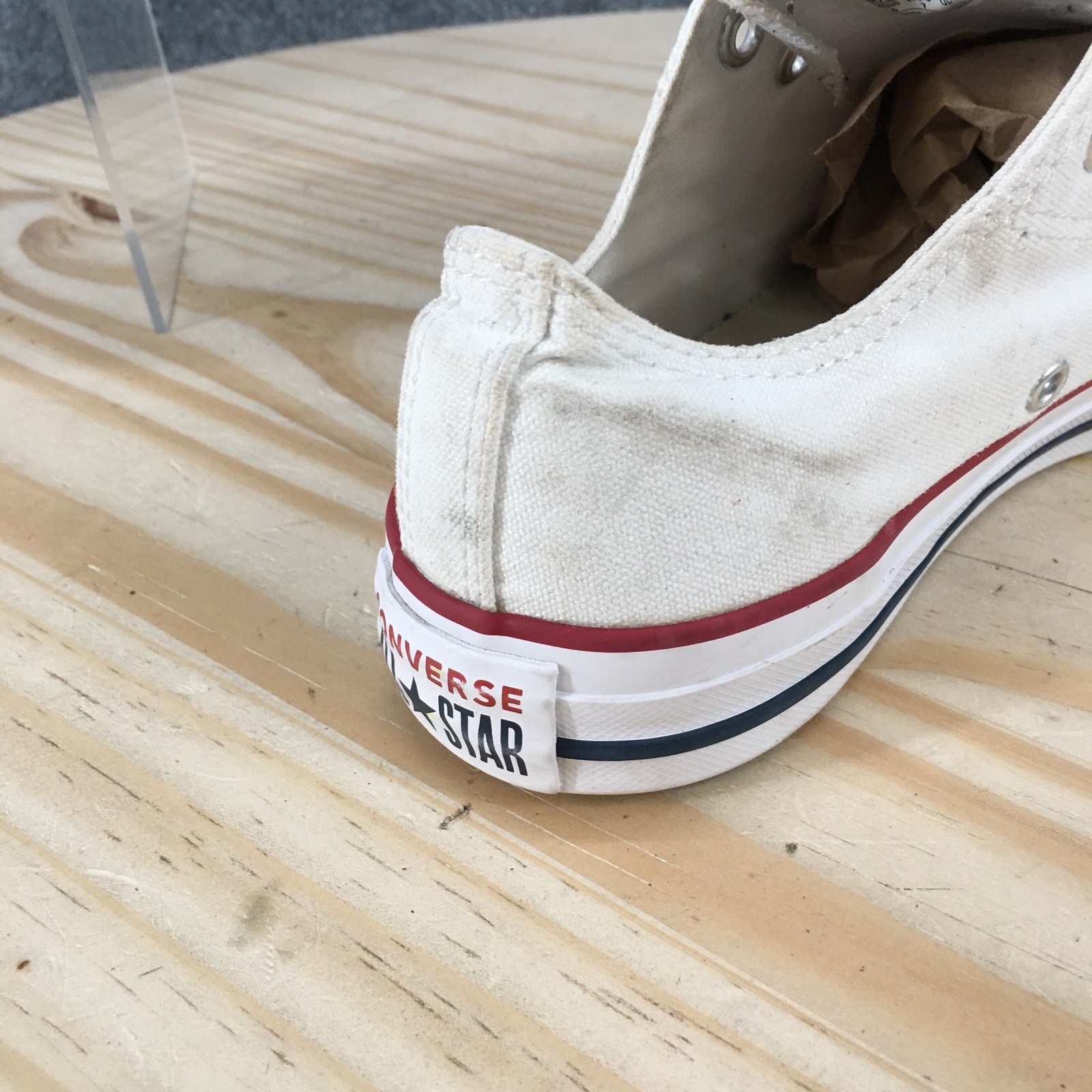 Converse Shoes Mens 5 Womens 7 Chuck Taylor All Star Low Sneakers M7652 White