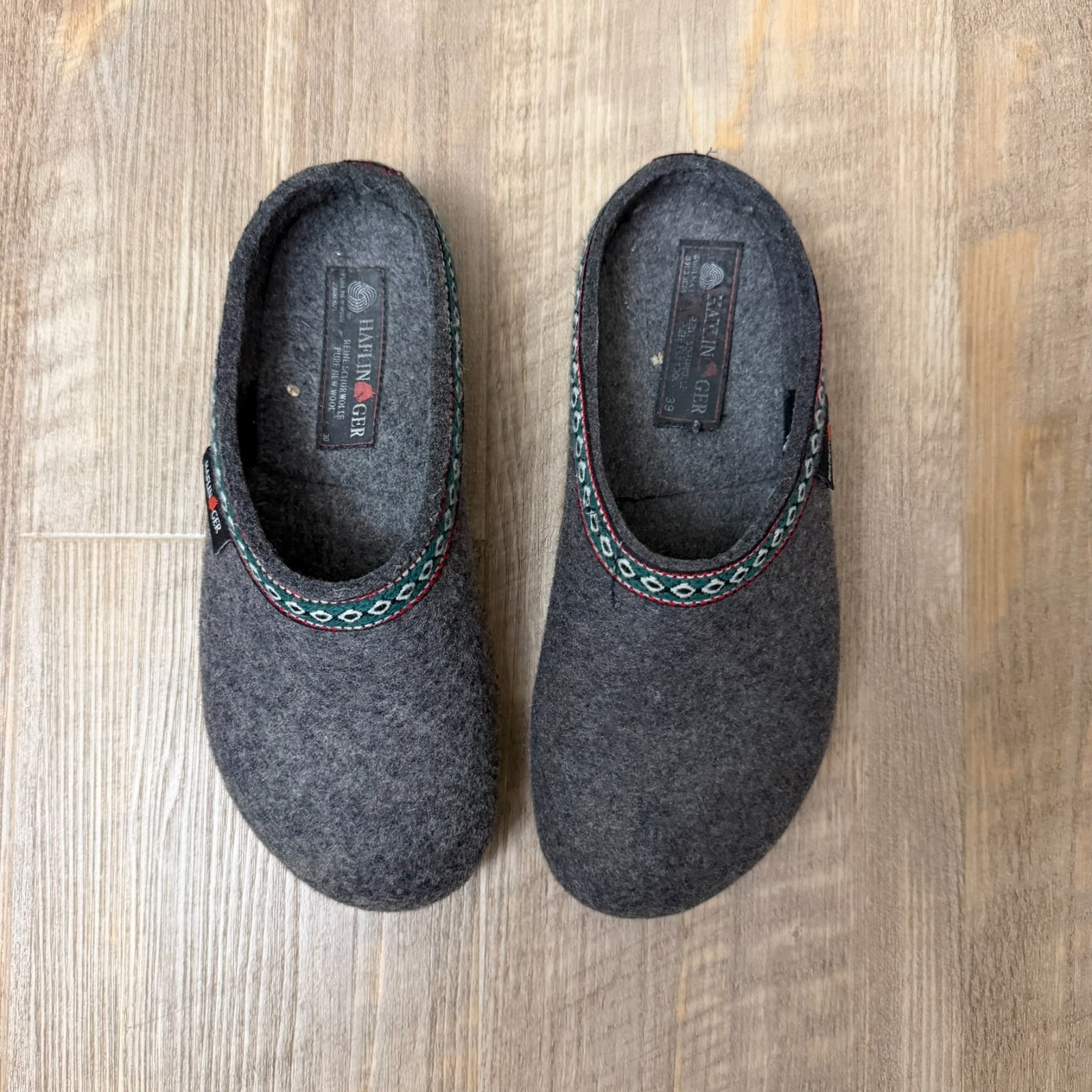 Haflinger Women’s Grizzly Wool Glog Size 38 7.5