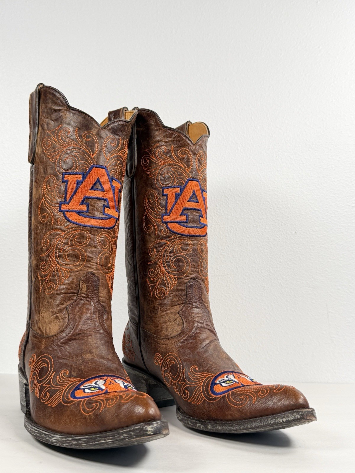 Women’s Gameday Cowgirl Boots By Old Gringo Auburn University Size 9.5 B Western
