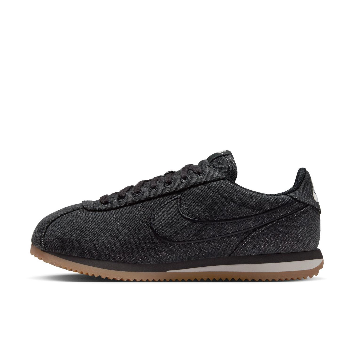Nike WMNS Cortez TXT Black Denim Light Brown IM8052-010 Women’s Size