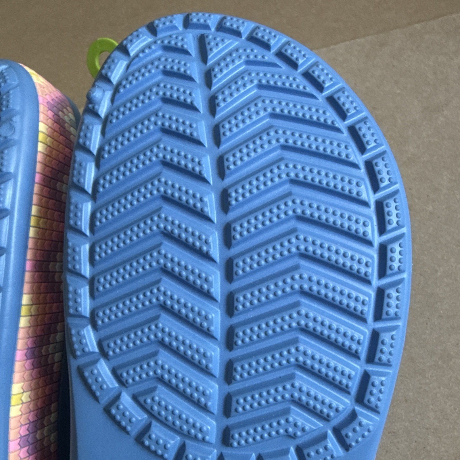 CROCS Baya Band Blue Multicolored Midsole M12 W14 – New
