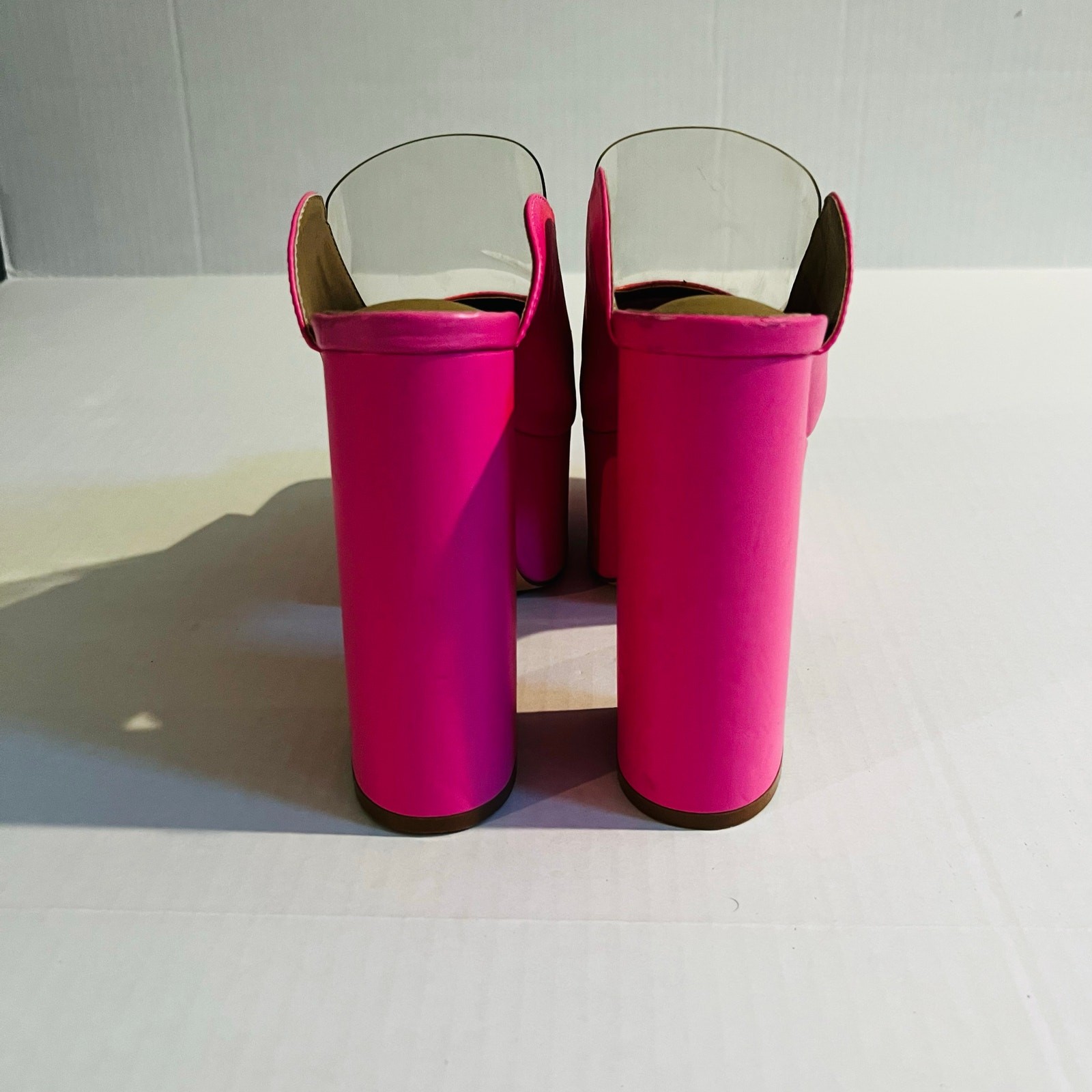 Fashion Nova Open Toe Platform High Heel Shoe Size 9 NEW Pink