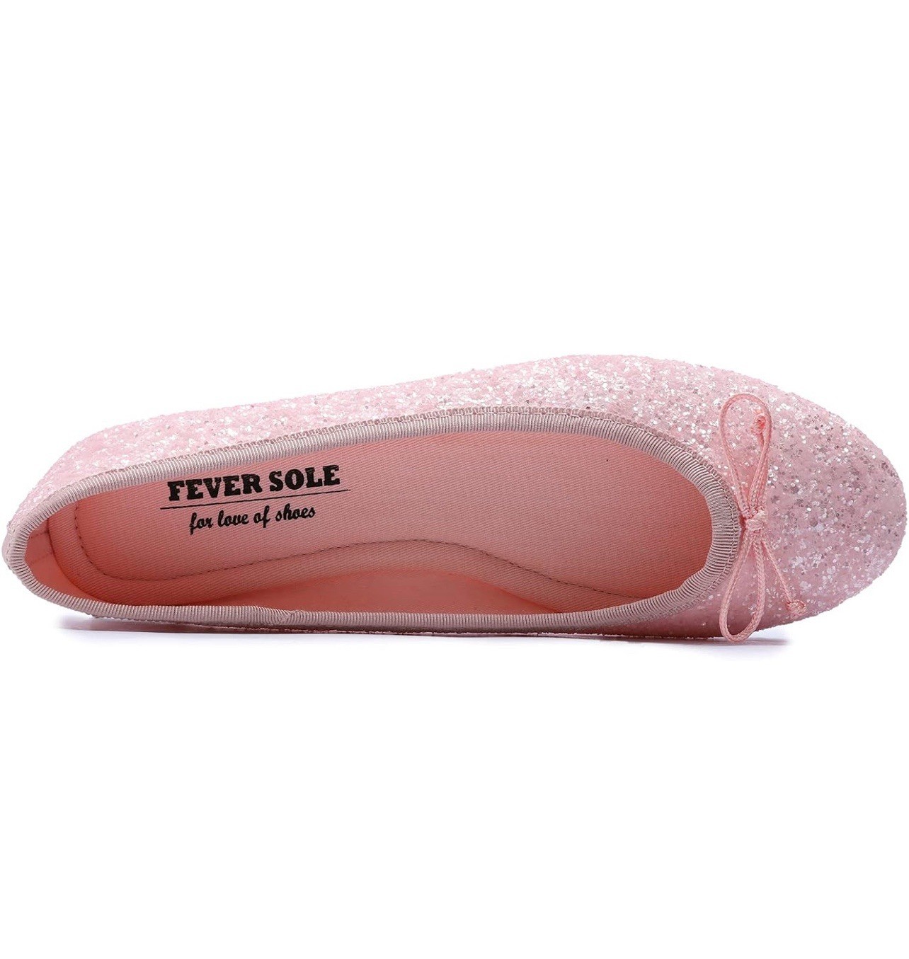 FEVERSOLE Macaroon Memory Foam Cushion Insock Patent Ballet Flat-SIZE 38/7.5