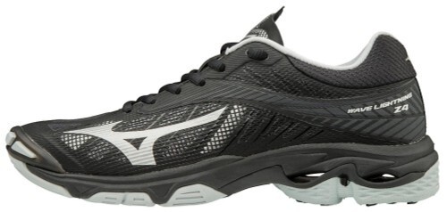 Mizuno Men’s Wave Lightning Z4 12.5 Volleyball Shoes – Black/Silver
