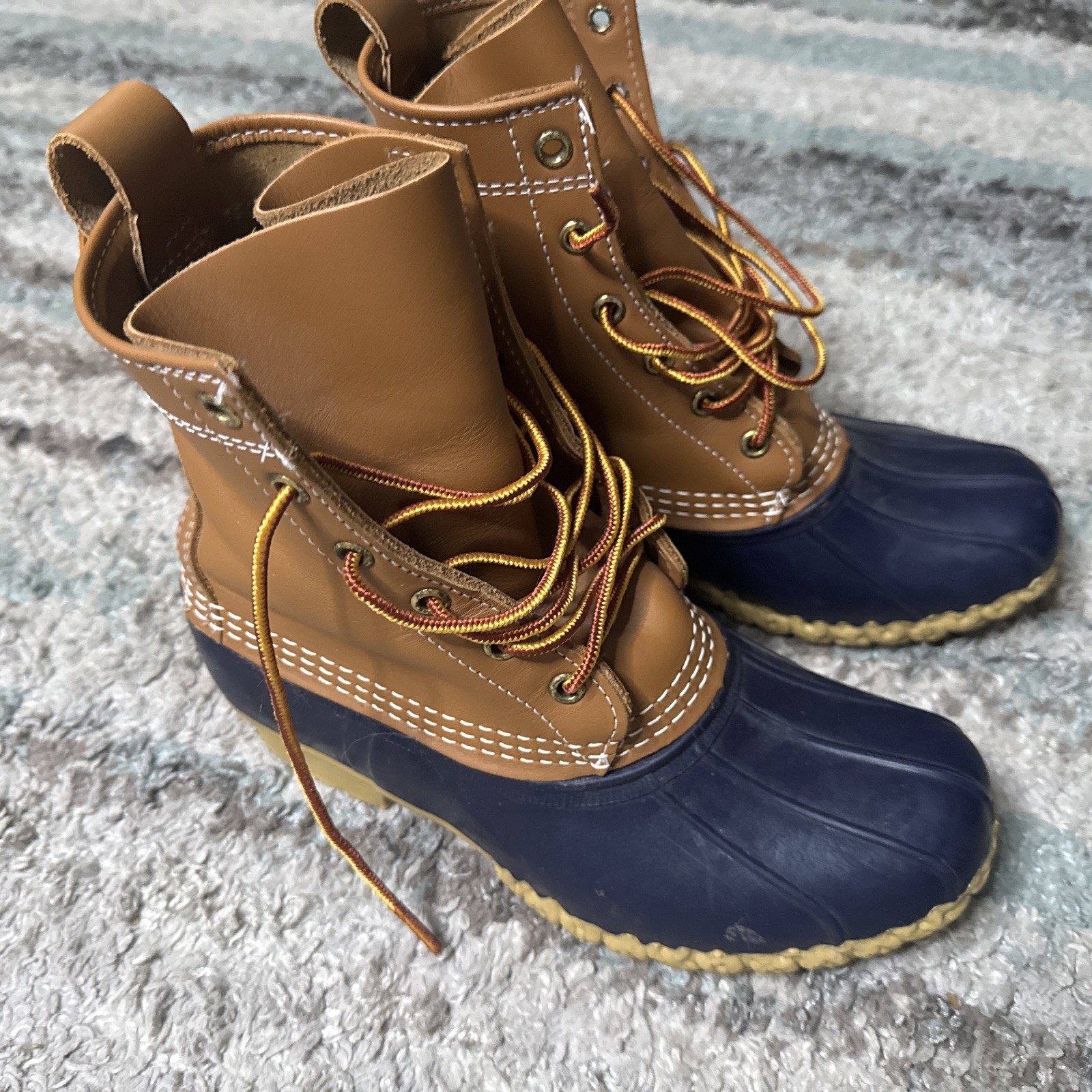 L.L.Bean Women’s Classic Tan Brown Bean Boots – Size 7M – EUC – #212880