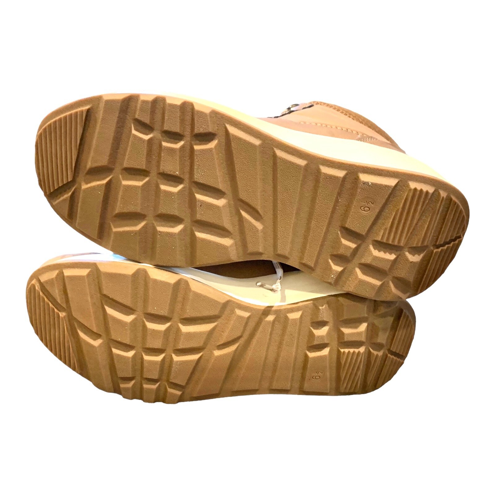 {UNIVERSAL THREAD} Boots Beige-Tan Snow/Hiking/Winter/Comfort/Vegan Womens ~6.5