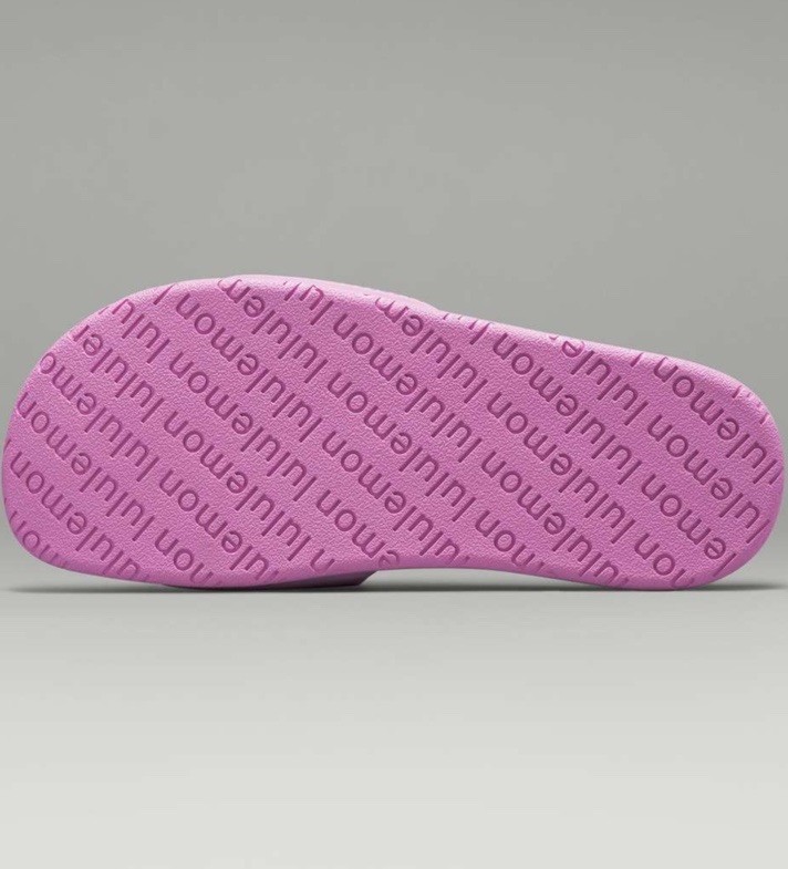 Lululemon Women’s Restfeel Slides Dahlia Mauve Pink SIZE 6 NIB SOLD OUT COLOR