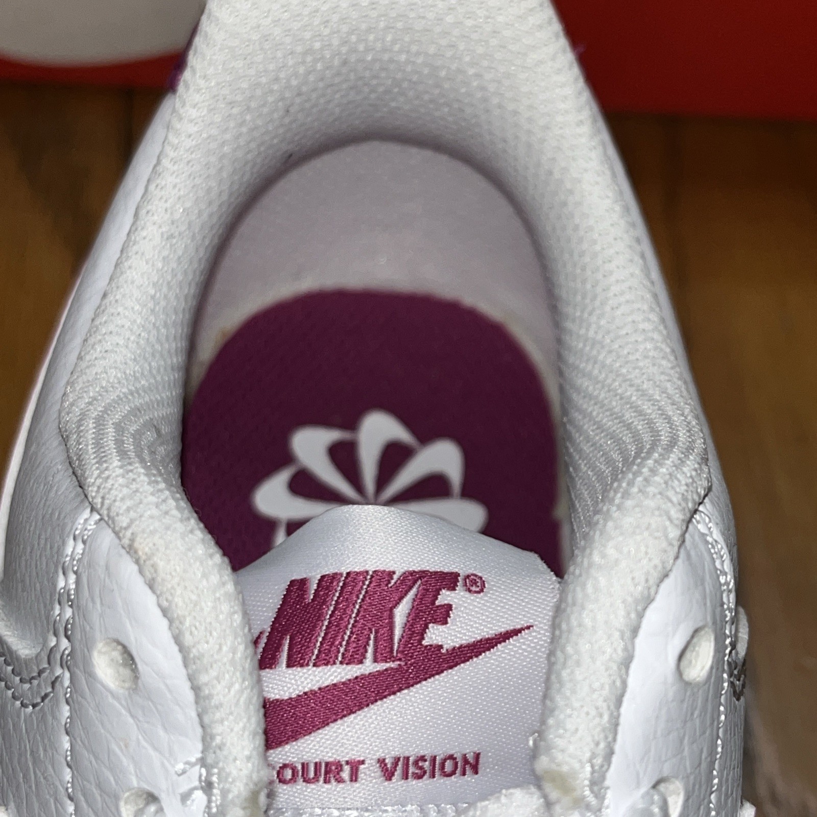 Nike Court Vision Low NN Women SZ6 Casual Shoes DH3158-500 Cactus Flower PinkNew