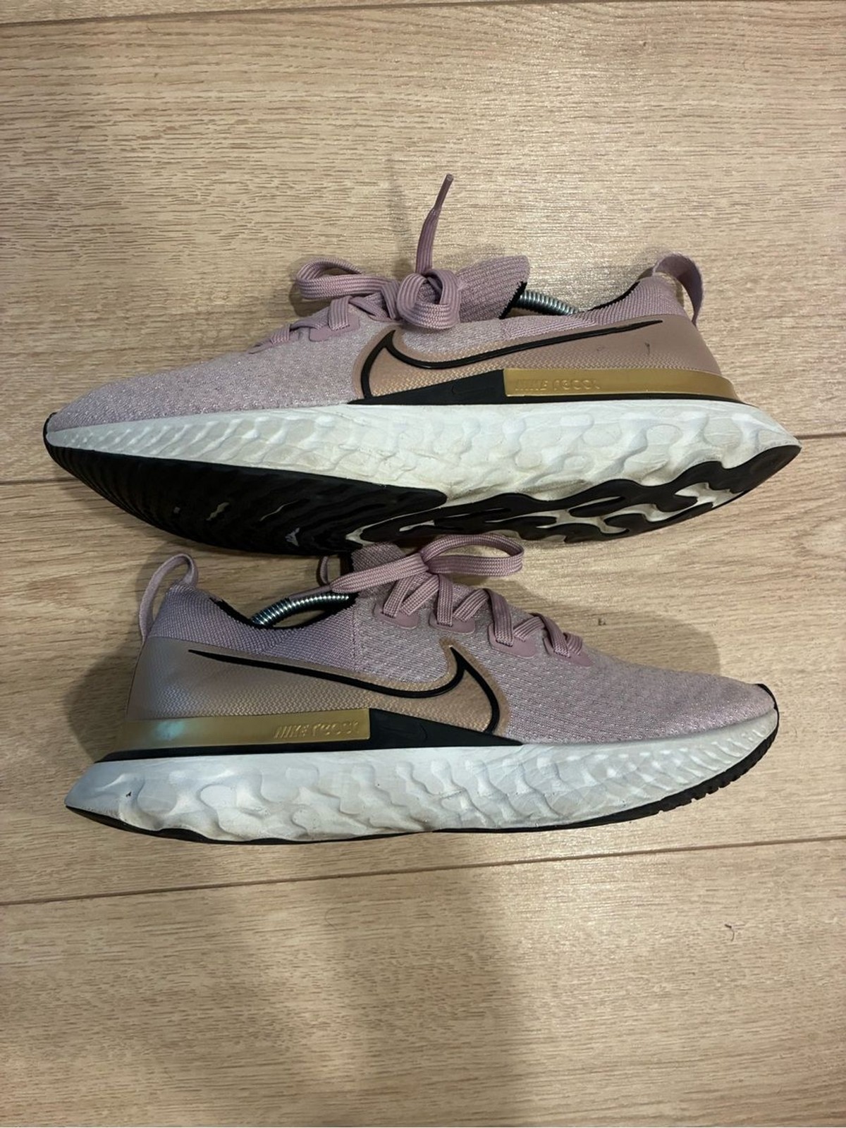 Nike Women’s React Infinity Run Flyknit Running Shoes Plum CD4372-500 Size 10