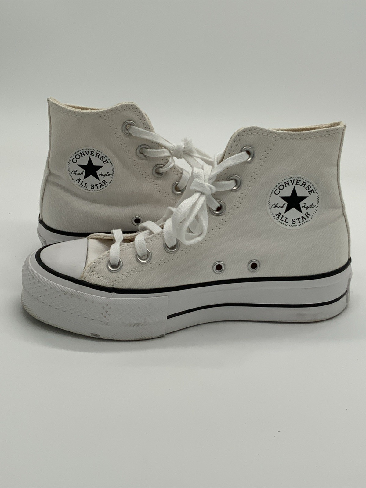 Converse Chuck Taylor All Star Platform High White/Black Women Size 5 560846C
