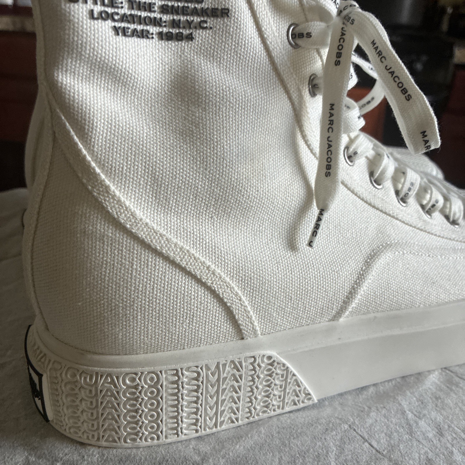 Marc Jacobs The Sneaker High Top Size 44, W14, M11 New Pair