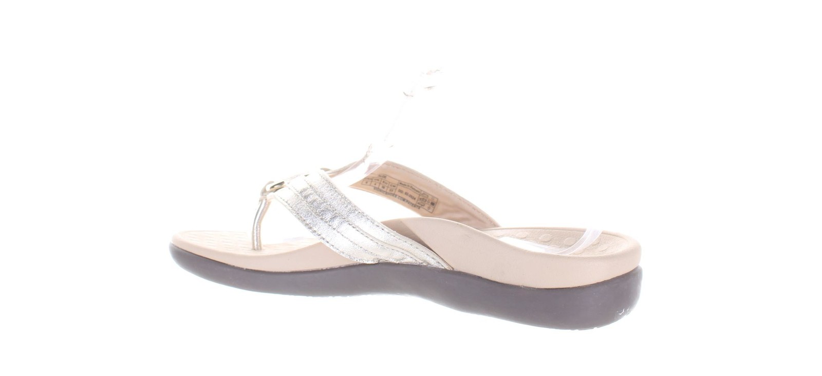 Vionic Womens Aloe Gold T-Strap Non-Heeled Gold