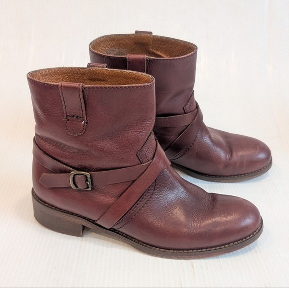 MADEWELL 1937 Women’s Short Moto Biker Ankle Boots Size 8.5
