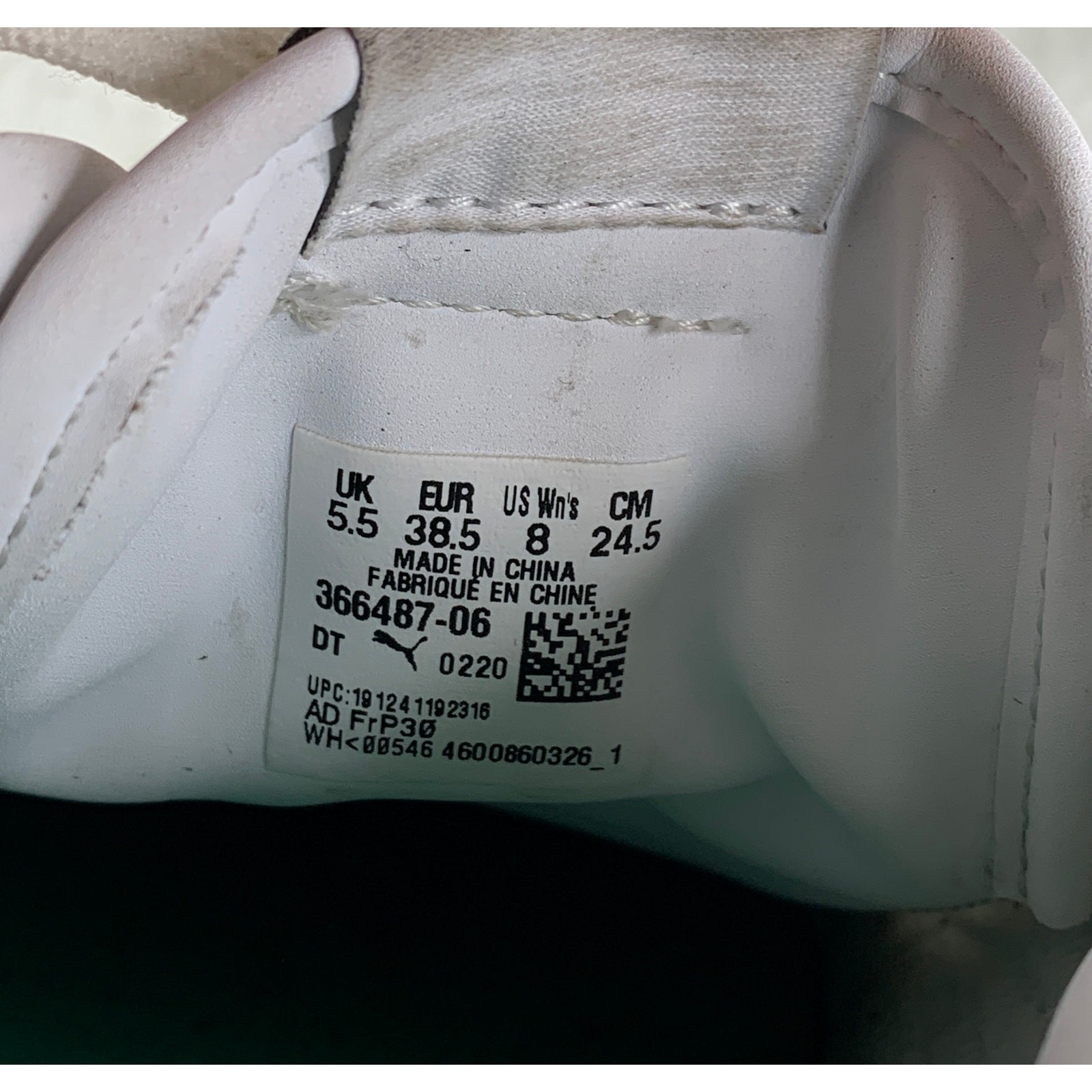 Puma Smash Platform 366487-06 White Women’s Casual Sneakers Size 8