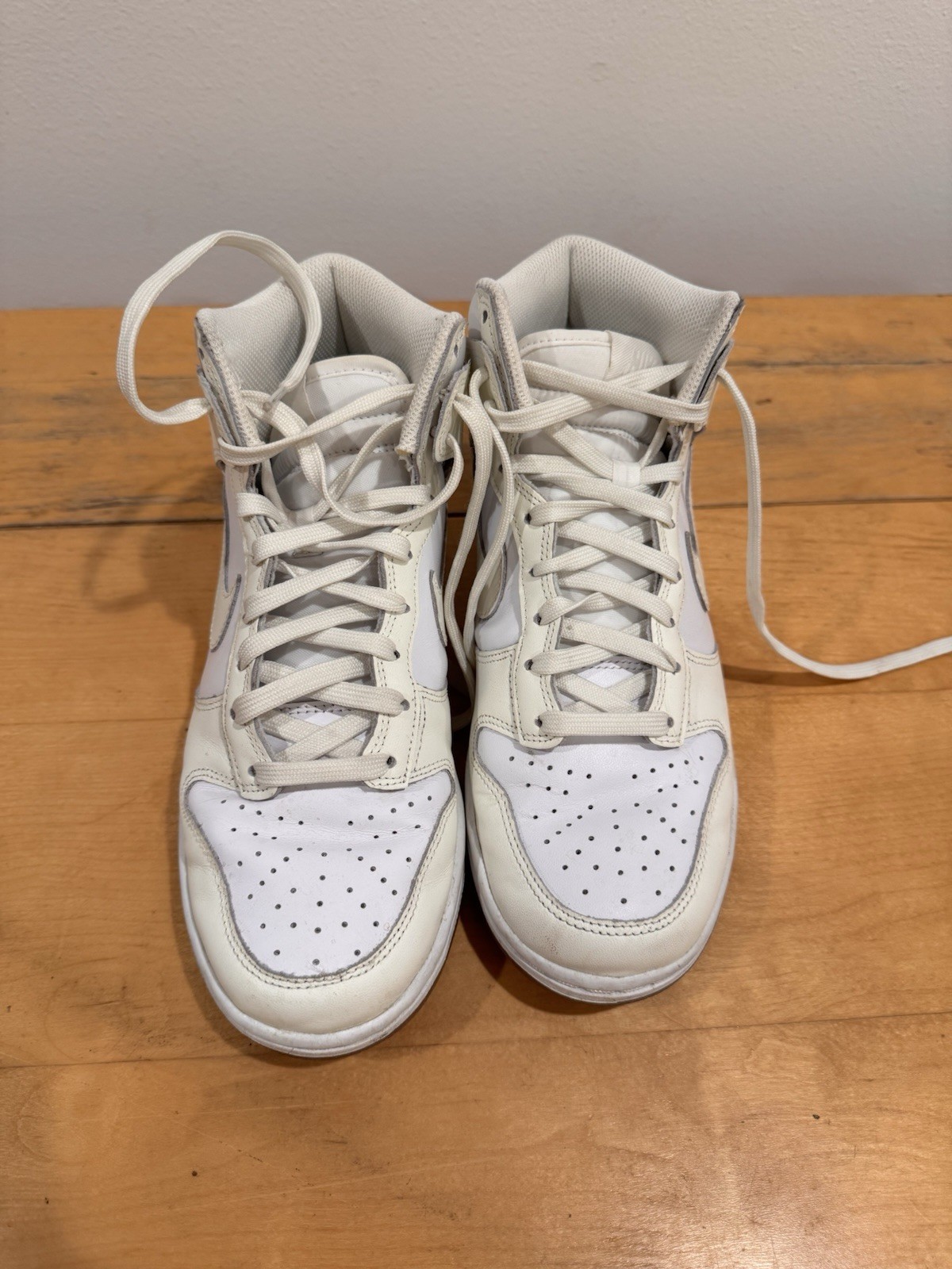 Nike Dunk High White Sail Gum Sneakers W8/M6.5 DD1869-109 Womens 8.5 Men’s 7