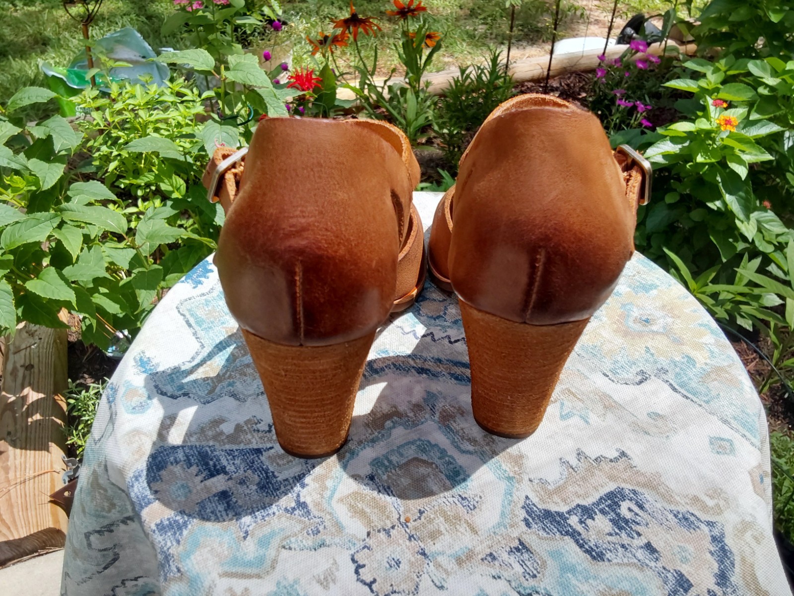 KORK-EASE Harlow – genuine leather wedges size 6