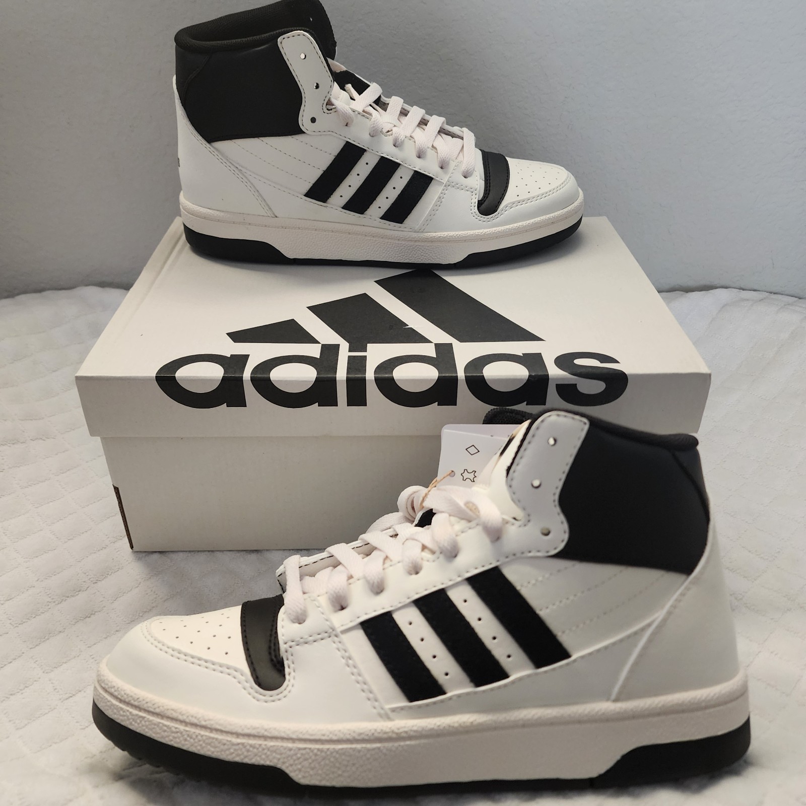 Adidas Break Start Mid Women’s Basketball Shoe White Sneaker 7