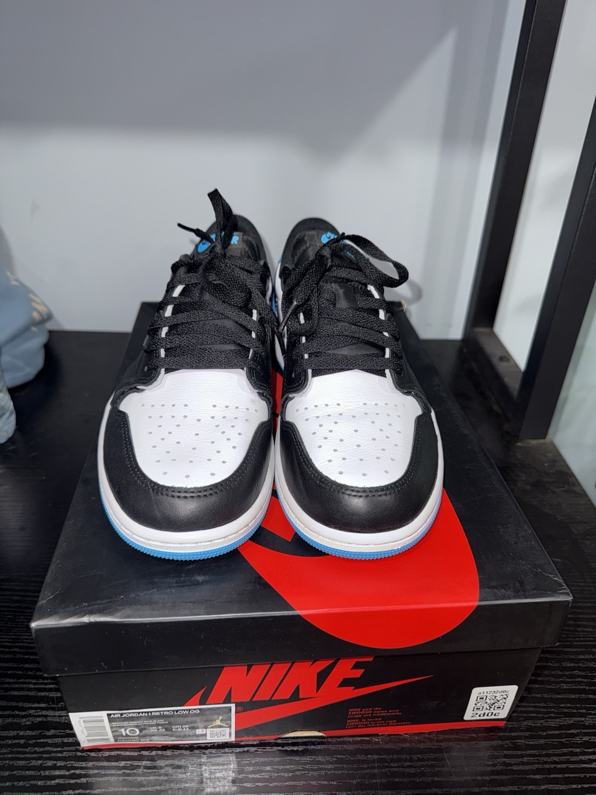 Air Jordan 1 Retro Low OG UNC CZ0790-104 White/Blue/Black