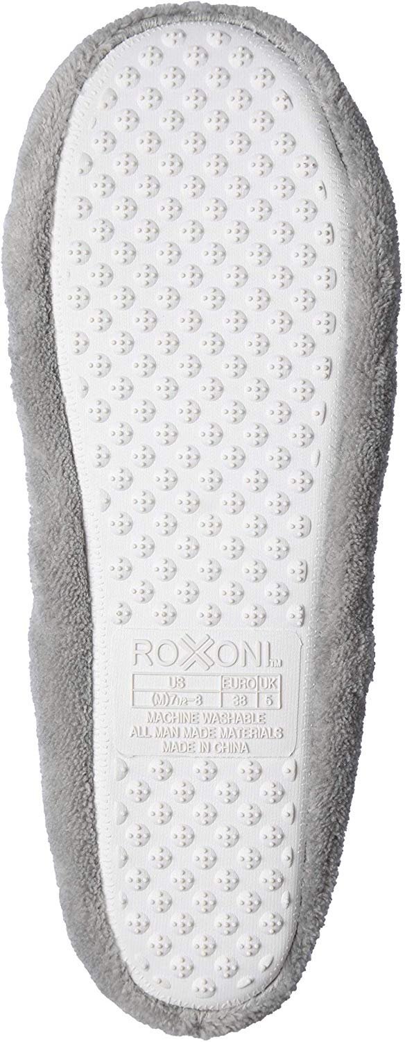 Roxoni Women’s Terry Classic Cotton Ballerina Slippers (Pack of 2)