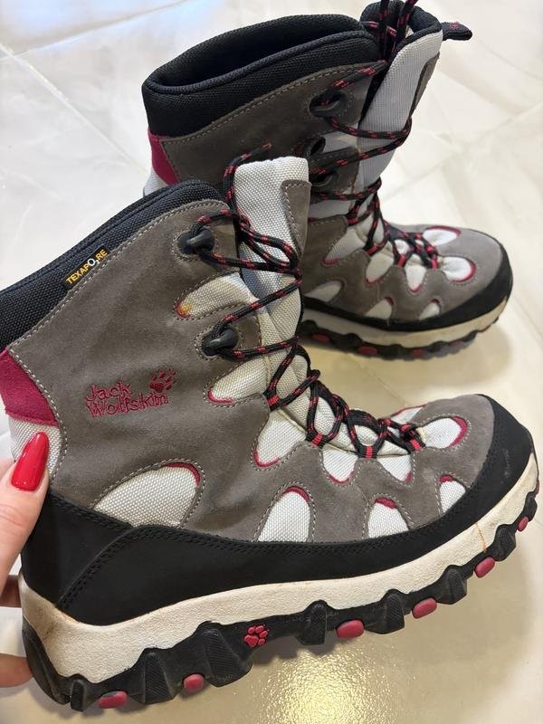 women jack wolfskin boots grey 42