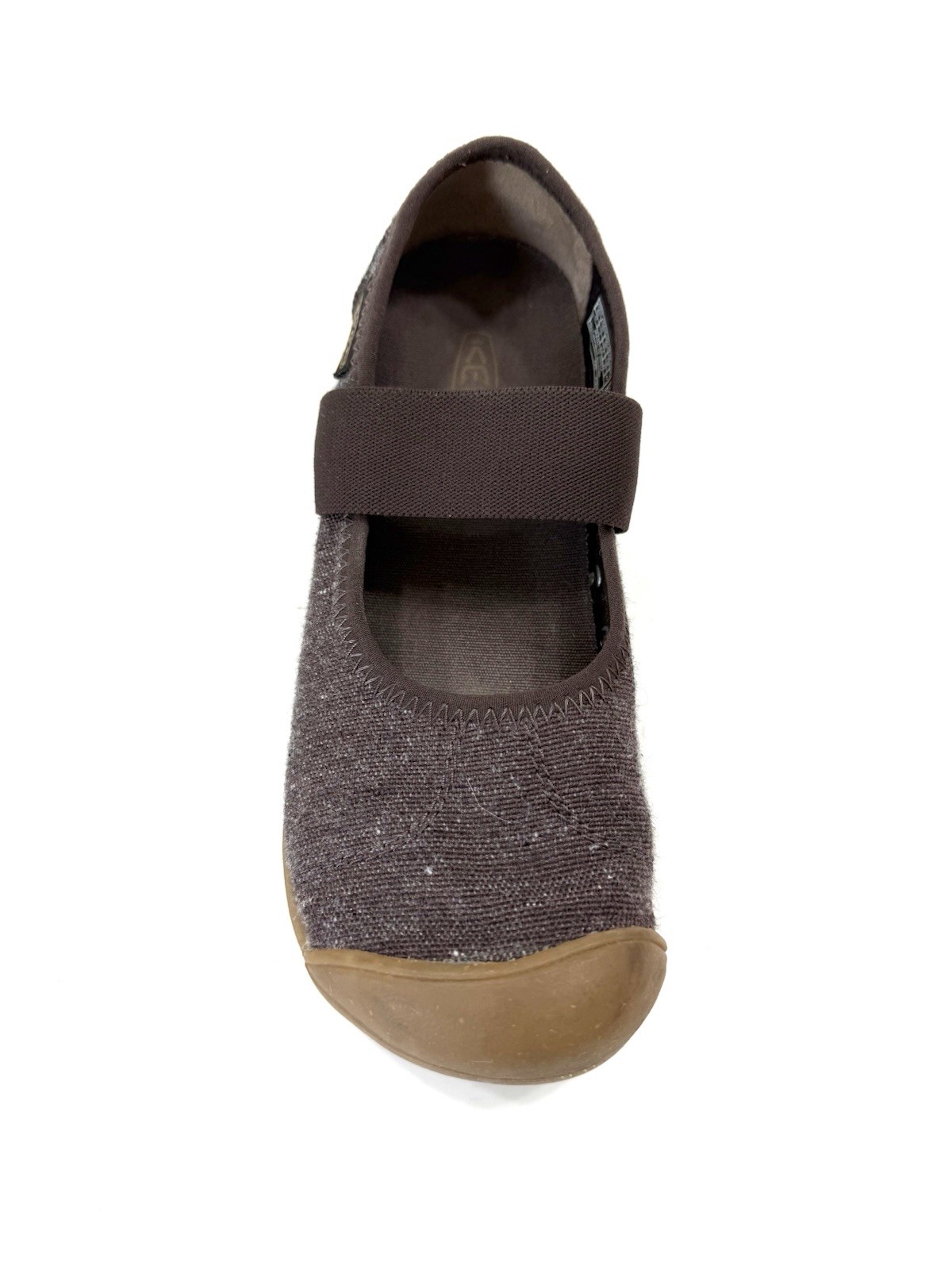 Keen Women’s Sienna Mary Jane Slip On Casual shoes Canvas Brown Size 35 EUC